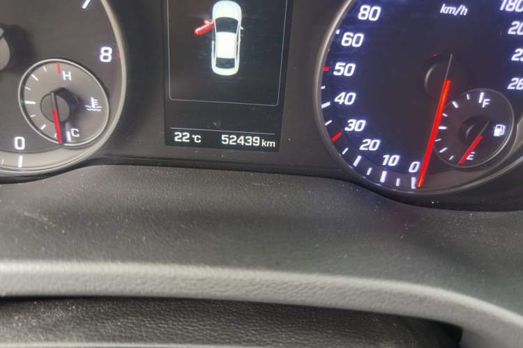 Used Hyundai Elantra (6th Generation / Lingdong) 2018 1.4T Dual-Clutch Xuan Dong · Dynamic Edition Odometer Close Up