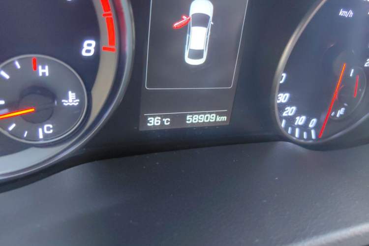 Used Hyundai Elantra (6th Generation / Lingdong) 2018 1.4T Dual-Clutch Xuan Dong · Dynamic Edition Odometer Close Up