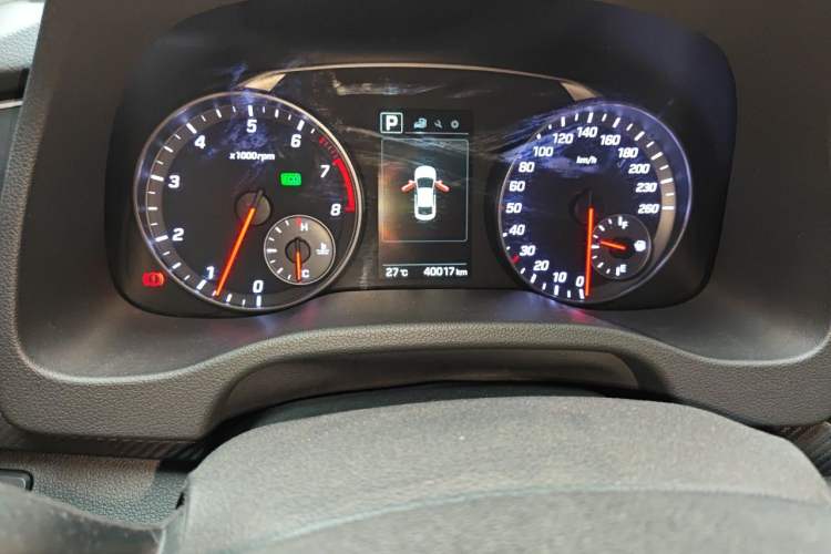 Used Hyundai Elantra (6th Generation / Lingdong) 2018 1.4T Dual-Clutch Xuan Dong · Dynamic Edition Odometer Close Up