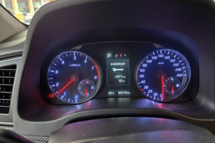 Used Hyundai Elantra (6th Generation / Lingdong) 2018 1.4T Dual-Clutch Xuan Dong · Dynamic Edition Odometer Close Up