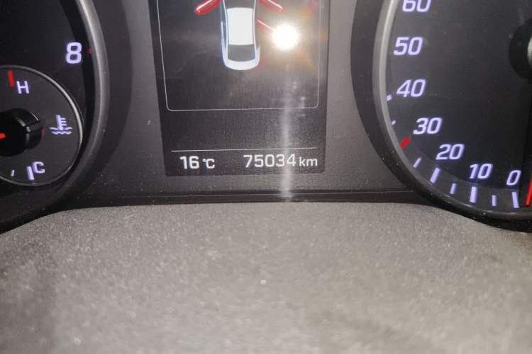 Used Hyundai Elantra (6th Generation / Lingdong) 2018 1.4T Dual-Clutch Xuan Dong · Dynamic Edition Odometer Close Up