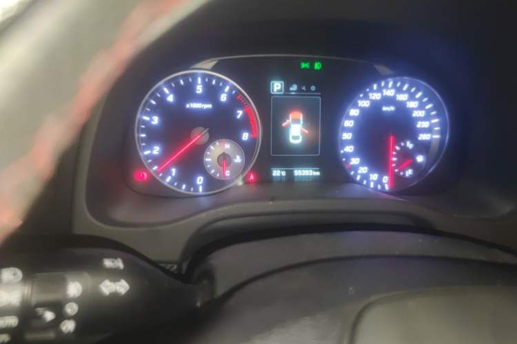 Used Hyundai Elantra (6th Generation / Lingdong) 2018 1.4T Dual-Clutch Xuan Dong · Dynamic Edition Odometer Close Up