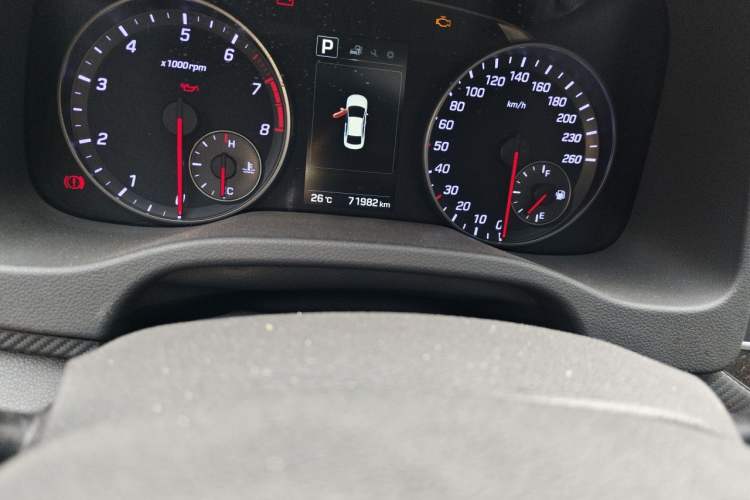 Used Hyundai Elantra (6th Generation / Lingdong) 2018 1.4T Dual-Clutch Xuan Dong · Dynamic Edition Odometer Close Up