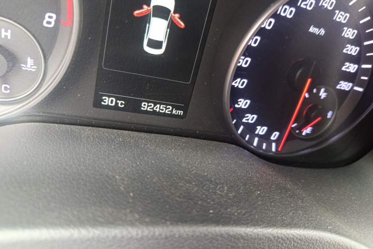 Used Hyundai Elantra (6th Generation / Lingdong) 2018 1.4T Dual-Clutch Xuan Dong · Dynamic Edition Odometer Close Up