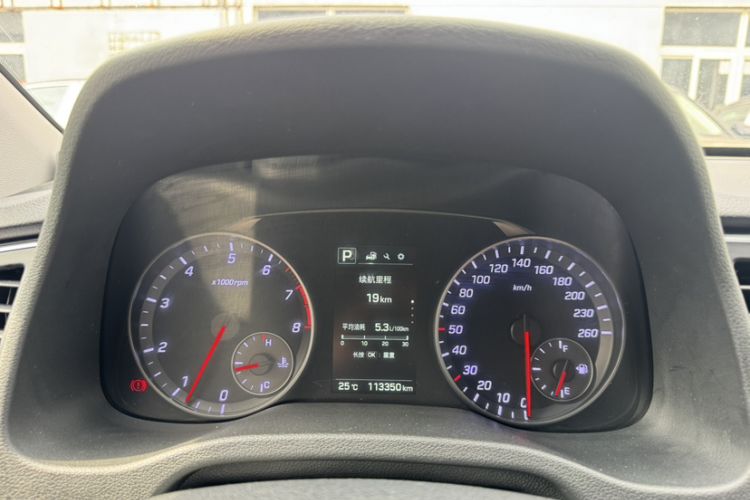 Used Hyundai Elantra (6th Generation / Lingdong) 2018 1.4T Dual-Clutch Xuan Dong · Dynamic Edition Odometer Close Up