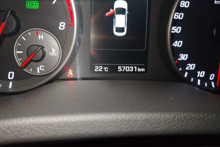 Used Hyundai Elantra (6th Generation / Lingdong) 2018 1.4T Dual-Clutch Xuan Dong · Dynamic Edition Odometer Close Up