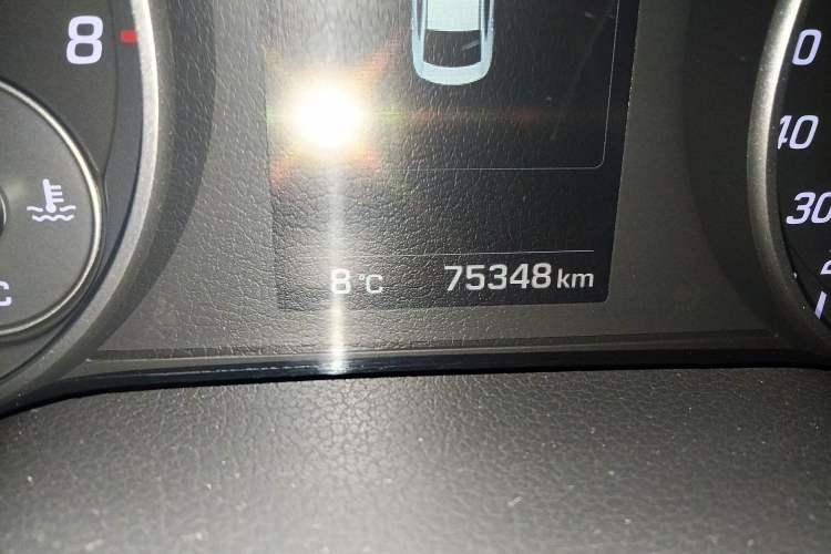 Used Hyundai Elantra (6th Generation / Lingdong) 2018 1.4T Dual-Clutch Xuan Dong · Dynamic Edition Odometer Close Up