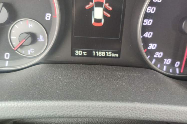 Used Hyundai Elantra (6th Generation / Lingdong) 2018 1.4T Dual-Clutch Xuan Dong · Dynamic Edition Odometer Close Up
