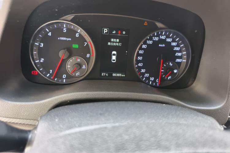 Used Hyundai Elantra (6th Generation / Lingdong) 2018 1.4T Dual-Clutch Xuan Dong · Dynamic Edition Odometer Close Up