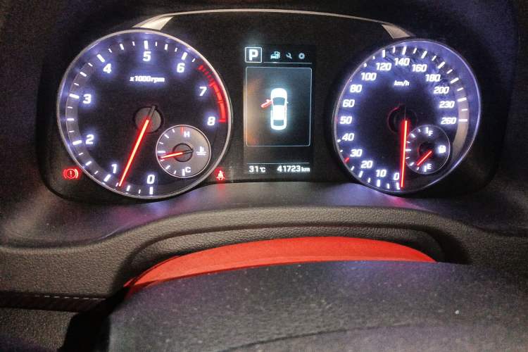 Used Hyundai Elantra (6th Generation / Lingdong) 2018 1.4T Dual-Clutch Xuan Dong · Dynamic Edition Odometer Close Up