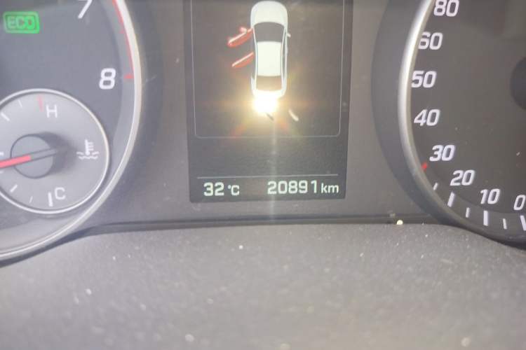 Used Hyundai Elantra (6th Generation / Lingdong) 2018 1.4T Dual-Clutch Xuan Dong · Dynamic Edition Odometer Close Up