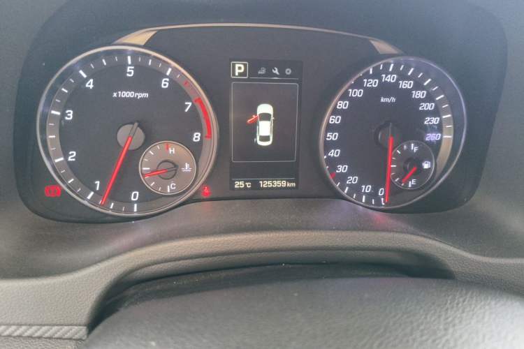 Used Hyundai Elantra (6th Generation / Lingdong) 2018 1.4T Dual-Clutch Xuan Dong · Dynamic Edition Odometer Close Up