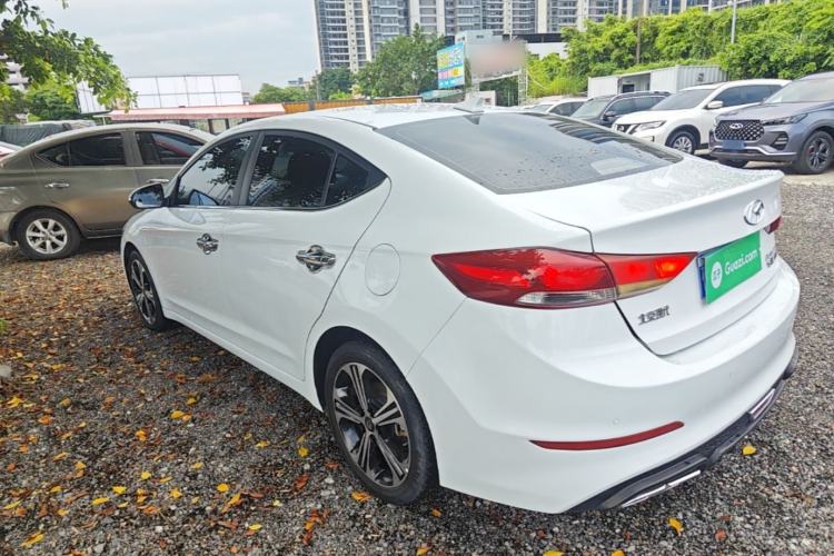 Used Hyundai Elantra (6th Generation / Lingdong) 2018 1.4T Dual-Clutch Xuan Dong · Dynamic Edition Rear Left 45 Deg