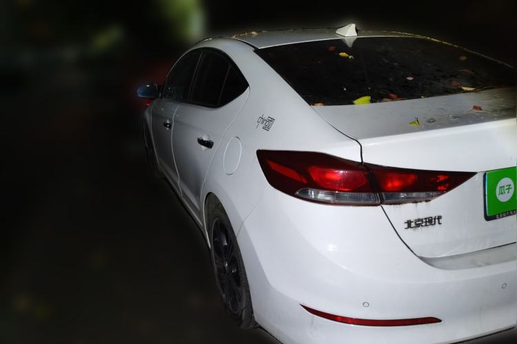 Used Hyundai Elantra (6th Generation / Lingdong) 2018 1.4T Dual-Clutch Xuan Dong · Dynamic Edition Rear Left 45 Deg