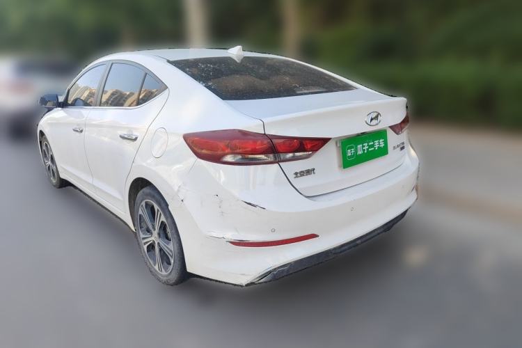 Used Hyundai Elantra (6th Generation / Lingdong) 2018 1.4T Dual-Clutch Xuan Dong · Dynamic Edition Rear Left 45 Deg
