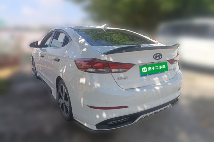 Used Hyundai Elantra (6th Generation / Lingdong) 2018 1.4T Dual-Clutch Xuan Dong · Dynamic Edition Rear Left 45 Deg