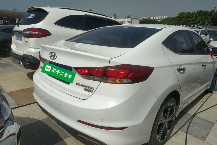 Used Hyundai Elantra (6th Generation / Lingdong) 2018 1.4T Dual-Clutch Xuan Dong · Dynamic Edition Rear Right 45 Deg