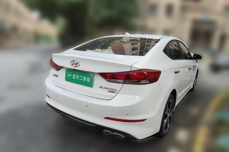 Used Hyundai Elantra (6th Generation / Lingdong) 2018 1.4T Dual-Clutch Xuan Dong · Dynamic Edition Rear Right 45 Deg