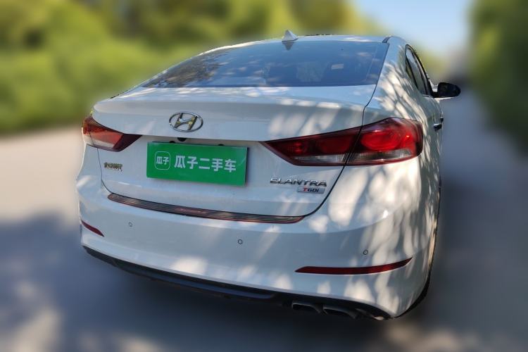 Used Hyundai Elantra (6th Generation / Lingdong) 2018 1.4T Dual-Clutch Xuan Dong · Dynamic Edition Rear Right 45 Deg