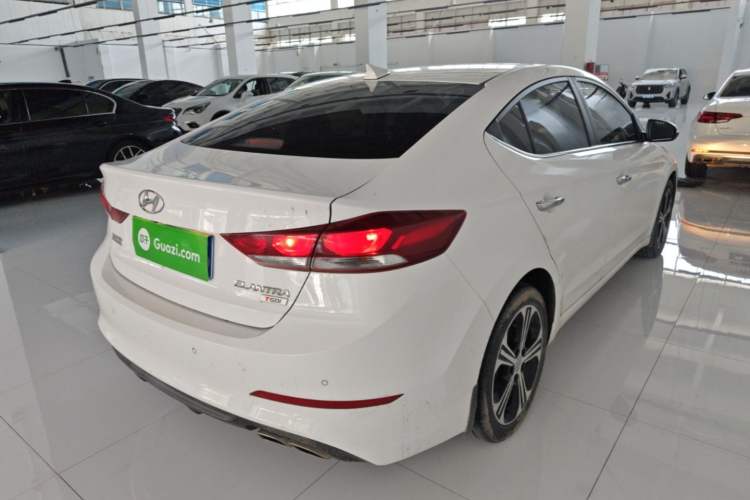 Used Hyundai Elantra (6th Generation / Lingdong) 2018 1.4T Dual-Clutch Xuan Dong · Dynamic Edition Rear Right 45 Deg