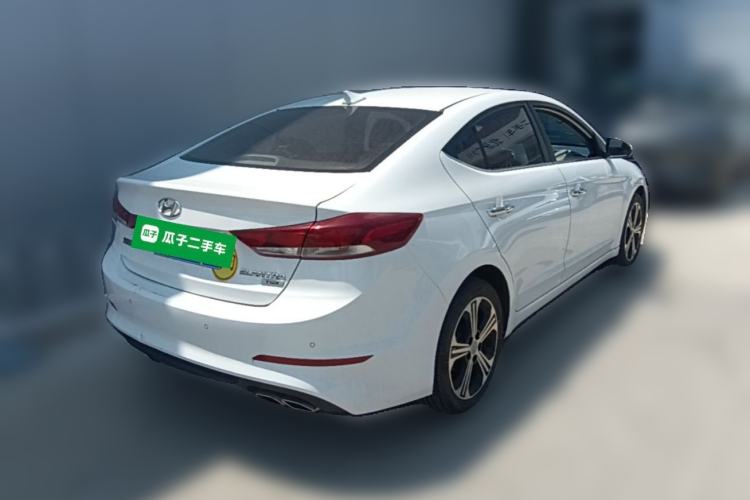 Used Hyundai Elantra (6th Generation / Lingdong) 2018 1.4T Dual-Clutch Xuan Dong · Dynamic Edition Rear Right 45 Deg
