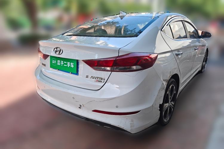 Used Hyundai Elantra (6th Generation / Lingdong) 2018 1.4T Dual-Clutch Xuan Dong · Dynamic Edition Rear Right 45 Deg