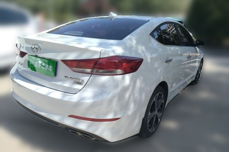 Used Hyundai Elantra (6th Generation / Lingdong) 2018 1.4T Dual-Clutch Xuan Dong · Dynamic Edition Rear Right 45 Deg