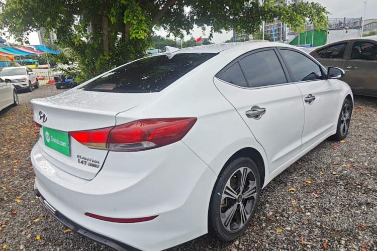Used Hyundai Elantra (6th Generation / Lingdong) 2018 1.4T Dual-Clutch Xuan Dong · Dynamic Edition Rear Right 45 Deg