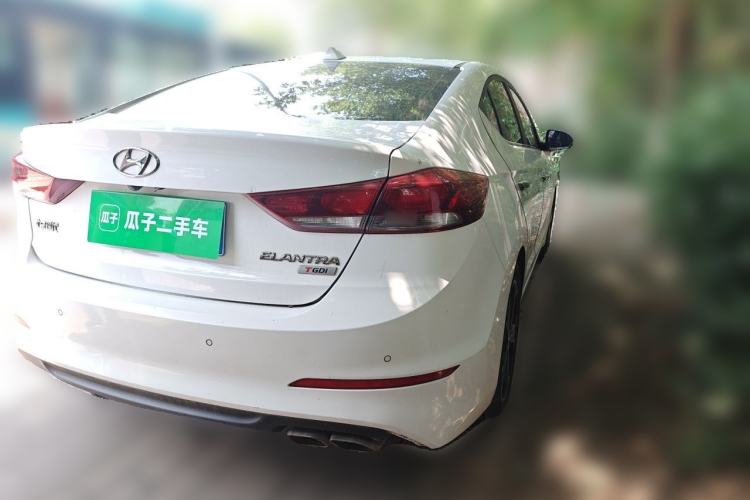 Used Hyundai Elantra (6th Generation / Lingdong) 2018 1.4T Dual-Clutch Xuan Dong · Dynamic Edition Rear Right 45 Deg
