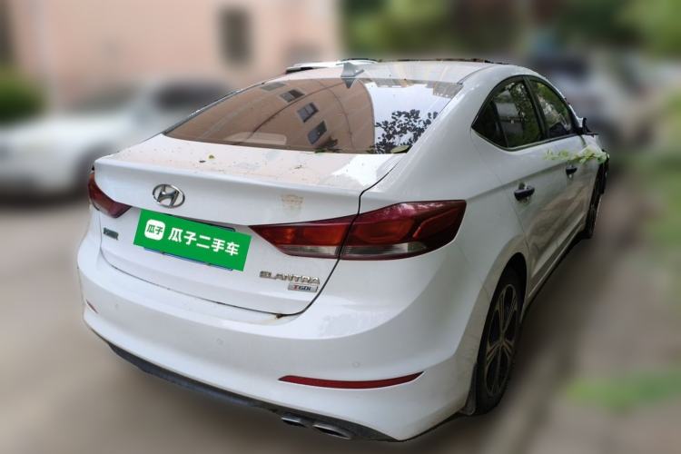 Used Hyundai Elantra (6th Generation / Lingdong) 2018 1.4T Dual-Clutch Xuan Dong · Dynamic Edition Rear Right 45 Deg