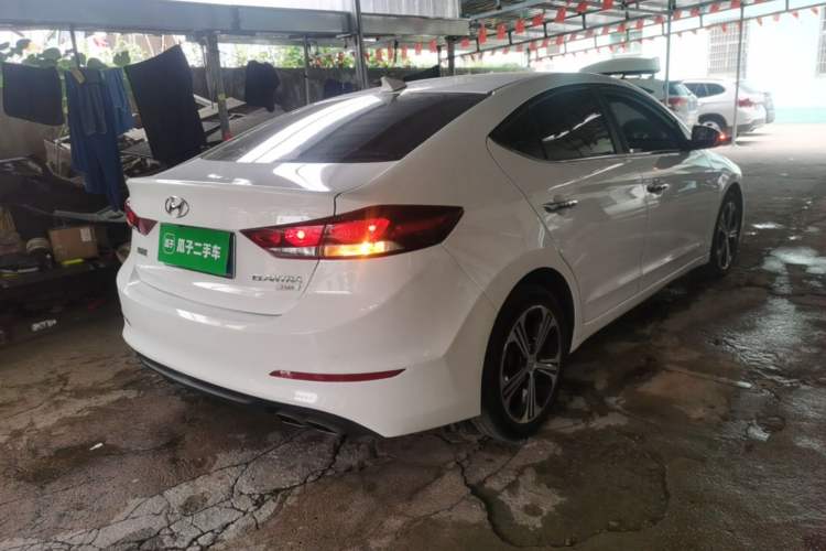 Used Hyundai Elantra (6th Generation / Lingdong) 2018 1.4T Dual-Clutch Xuan Dong · Dynamic Edition Rear Right 45 Deg