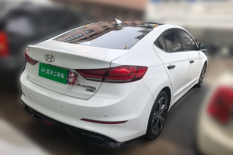 Used Hyundai Elantra (6th Generation / Lingdong) 2018 1.4T Dual-Clutch Xuan Dong · Dynamic Edition Rear Right 45 Deg