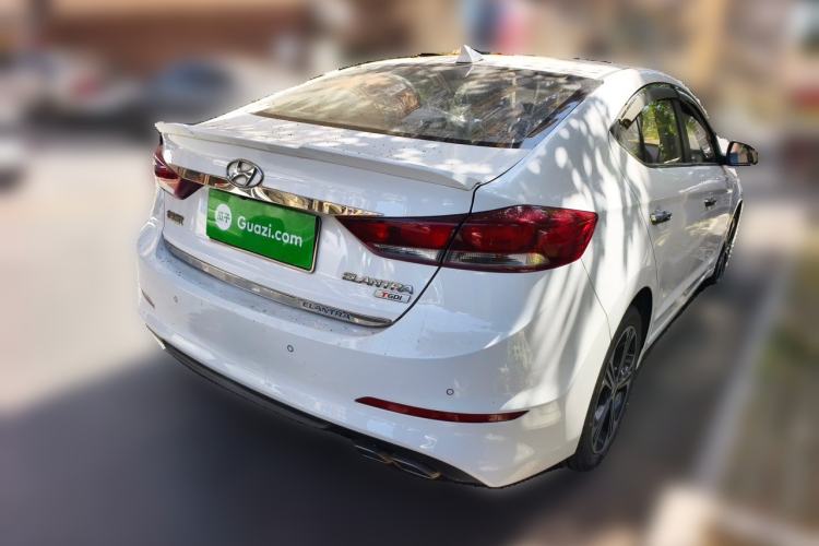 Used Hyundai Elantra (6th Generation / Lingdong) 2018 1.4T Dual-Clutch Xuan Dong · Dynamic Edition Rear Right 45 Deg
