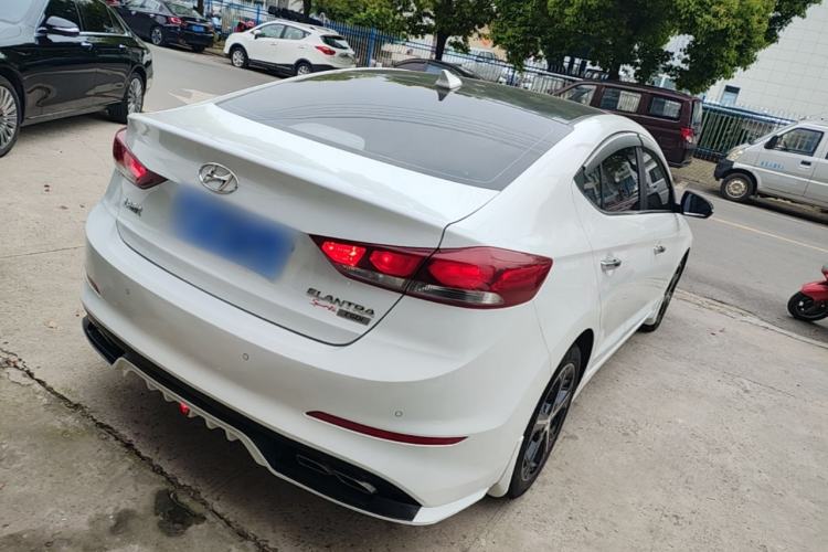 Used Hyundai Elantra (6th Generation / Lingdong) 2018 1.4T Dual-Clutch Xuan Dong · Dynamic Edition Rear Right 45 Deg