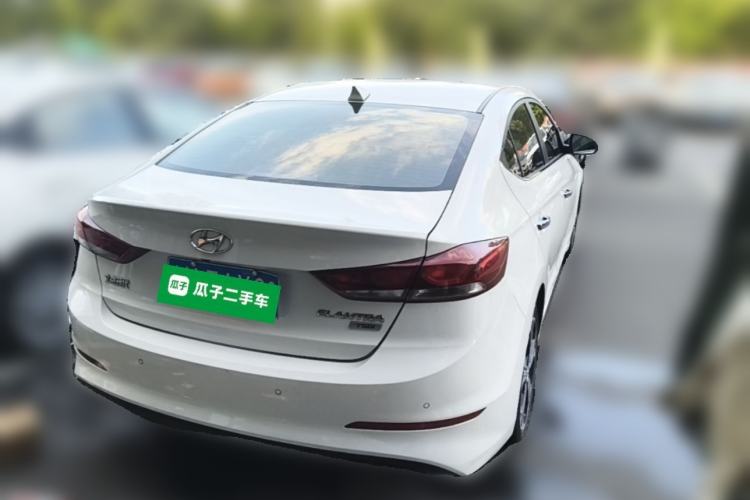 Used Hyundai Elantra (6th Generation / Lingdong) 2018 1.4T Dual-Clutch Xuan Dong · Dynamic Edition Rear Right 45 Deg