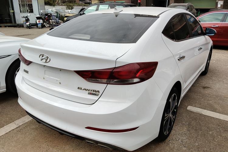 Used Hyundai Elantra (6th Generation / Lingdong) 2018 1.4T Dual-Clutch Xuan Dong · Dynamic Edition Rear Right 45 Deg