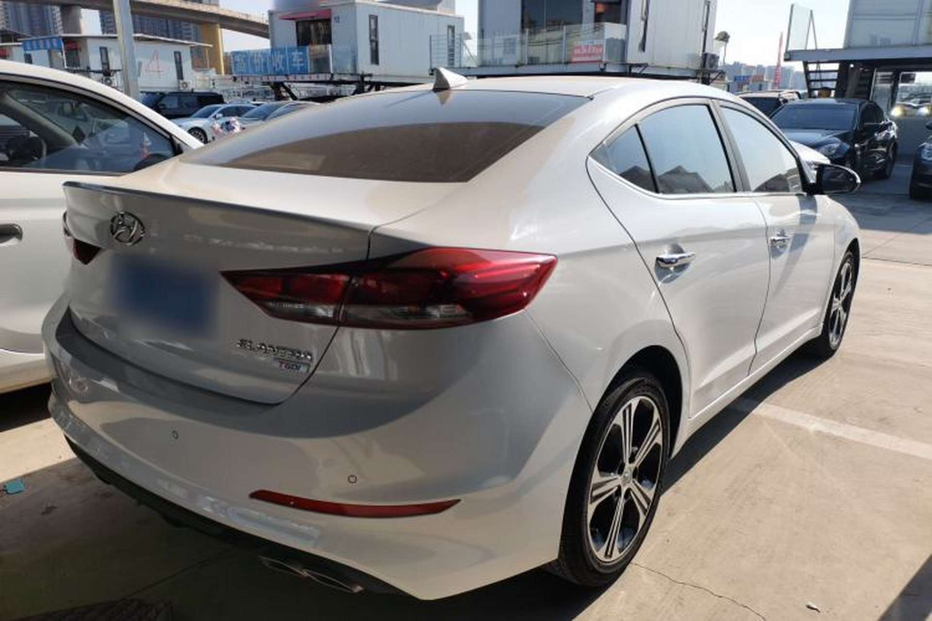 Used Hyundai Elantra (6th Generation / Lingdong) 2018 1.4T Dual-Clutch Xuan Dong · Dynamic Edition Rear Right 45 Deg