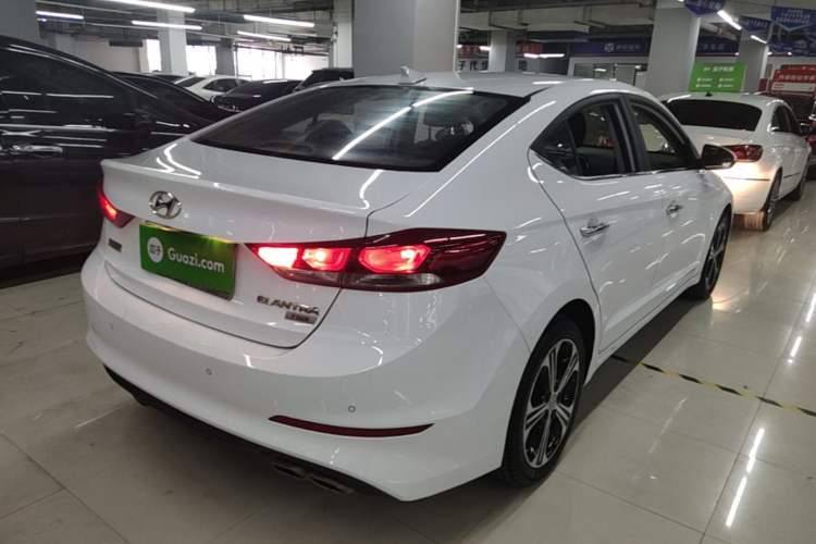 Used Hyundai Elantra (6th Generation / Lingdong) 2018 1.4T Dual-Clutch Xuan Dong · Dynamic Edition Rear Right 45 Deg