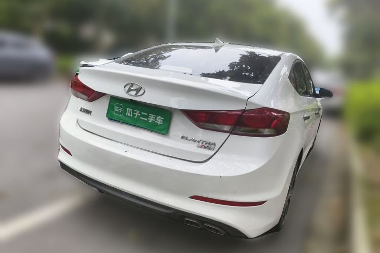 Used Hyundai Elantra (6th Generation / Lingdong) 2018 1.4T Dual-Clutch Xuan Dong · Dynamic Edition Rear Right 45 Deg