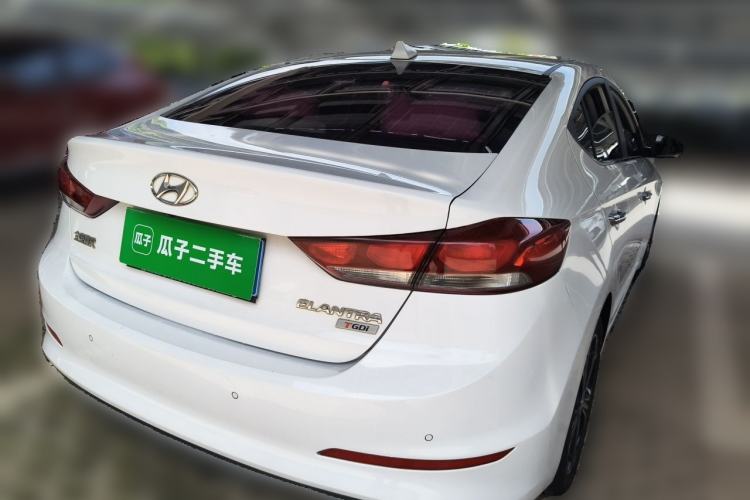 Used Hyundai Elantra (6th Generation / Lingdong) 2018 1.4T Dual-Clutch Xuan Dong · Dynamic Edition Rear Right 45 Deg