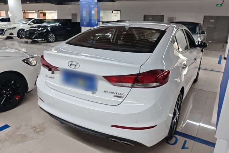 Used Hyundai Elantra (6th Generation / Lingdong) 2018 1.4T Dual-Clutch Xuan Dong · Dynamic Edition Rear Right 45 Deg