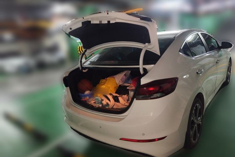 Used Hyundai Elantra (6th Generation / Lingdong) 2018 1.4T Dual-Clutch Xuan Dong · Dynamic Edition Trunk