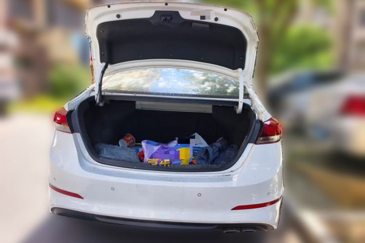 Used Hyundai Elantra (6th Generation / Lingdong) 2018 1.4T Dual-Clutch Xuan Dong · Dynamic Edition Trunk