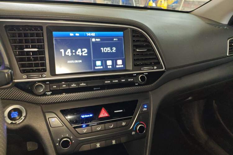 Used Hyundai Elantra (6th Generation / Lingdong) 2019 1.4T Dual-Clutch Xuan Dong · Dynamic Model Audio And AC Panel