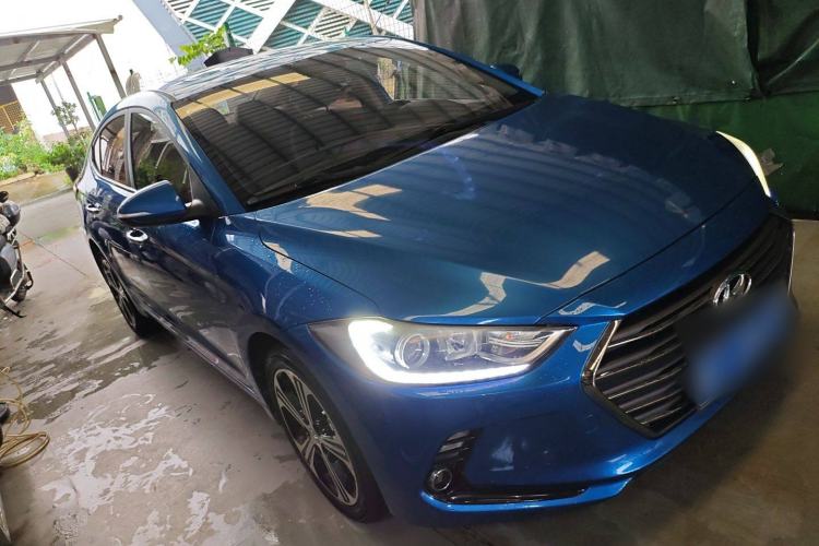 Used Hyundai Elantra (6th Generation / Lingdong) 2019 1.4T Dual-Clutch Xuan Dong · Dynamic Model Front Right 45 Deg