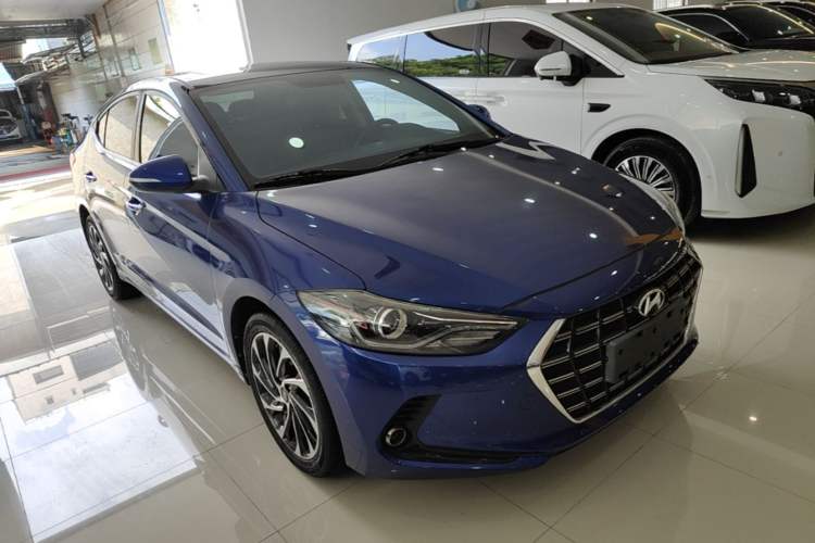 Used Hyundai Elantra (6th Generation / Lingdong) 2019 1.5L CVT ZhiXuan – Elite Version Front Right 45 Deg