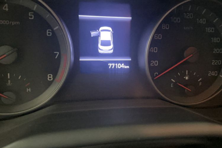 Used Hyundai Elantra (6th Generation / Lingdong) 2019 1.5L CVT ZhiXuan – Elite Version Odometer Close Up