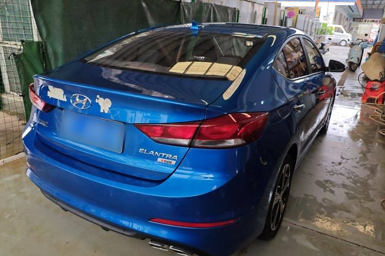 Used Hyundai Elantra (6th Generation / Lingdong) 2019 1.4T Dual-Clutch Xuan Dong · Dynamic Model Rear Right 45 Deg