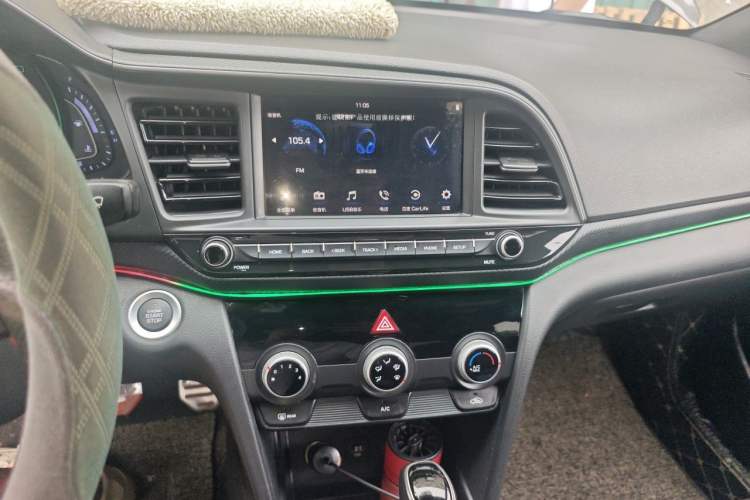 Used Hyundai Elantra (6th Generation / Lingdong) 2019 1.4T Dual-Clutch Xuan Dong · Dynamic Model Audio And AC Panel