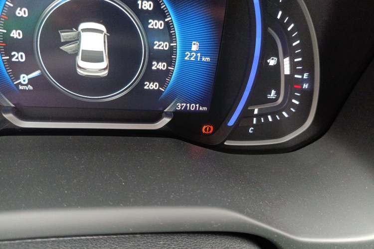 Used Hyundai Elantra (6th Generation / Lingdong) 2019 1.4T Dual-Clutch Xuan Dong · Dynamic Model Odometer Close Up